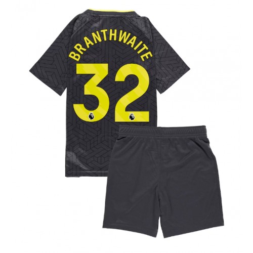 Fotbalové Dres Everton Jarrad Branthwaite #32 Dětské Venkovní 2024-25 Krátký Rukáv (+ trenýrky)